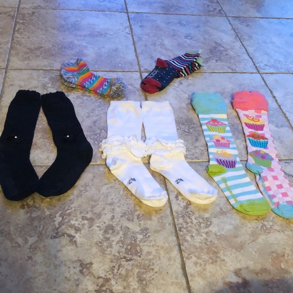 Other - Lot of socks! Too cute not to share. Girls 7-8